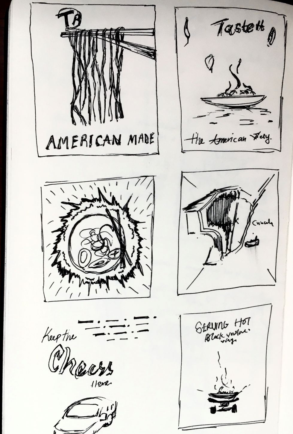Sketch explorations