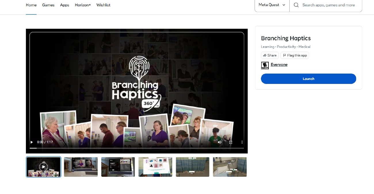 Branching Haptics