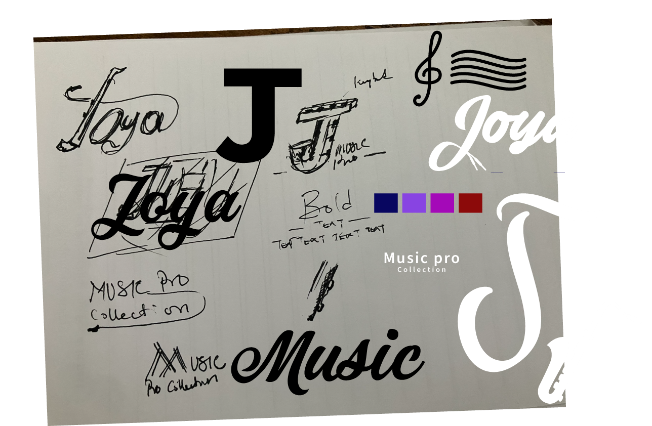 Logo sketch explorations