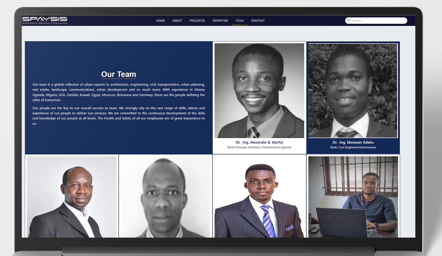 Legacy interface screenshot